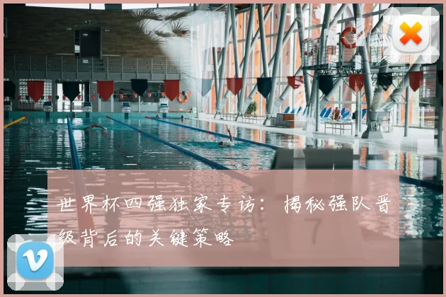 世界杯四强独家专访：揭秘强队晋级背后的关键策略